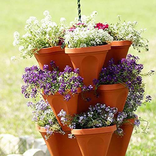 Stackable Garden - Indoor/Outdoor Vertical Planter Set - Self Wate...