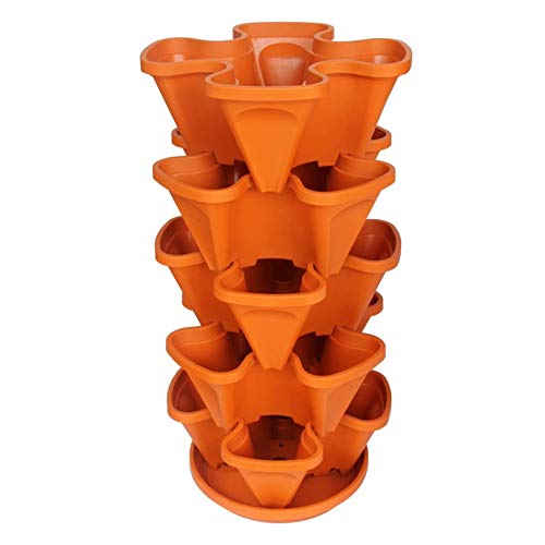 Stackable Garden - Indoor/Outdoor Vertical Planter Set - Self Wate...