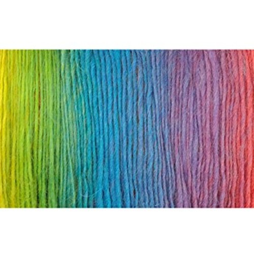2 Skeins Rainbow Soft Yarn 100% Wool Gradient Multi Color Yarn for...