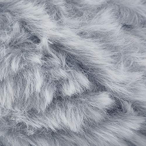 NICEEC 2 Skeins Super Soft Fur Yarn Chunky Fluffy Faux Fur Yarn Ey...