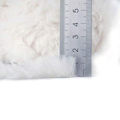 NICEEC 2 Skeins Super Soft Fur Yarn Chunky Fluffy Faux Fur Yarn Ey...