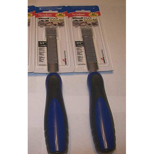 2 NICHOLSON WOODCHUCK 4 in 1 WOOD CHISEL FILE RASP 3/4 WIDE