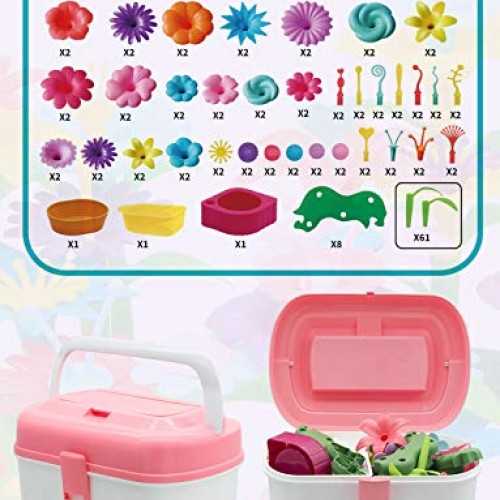 Nicpro Flower Garden Building Toys 140pcs, Build Blocks Educationa...