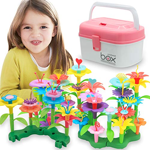 Nicpro Flower Garden Building Toys 140pcs, Build Blocks Educationa...