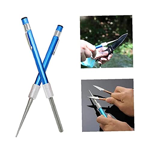 NIDONE Pen Tool,Pen Sharpener Stone, Multi-Function Pen Shape Pock...