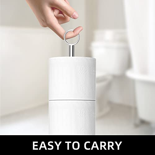 Toilet Paper Holder Standwith Reserve Function, Free-Standing To...