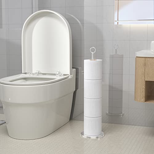 Toilet Paper Holder Standwith Reserve Function, Free-Standing To...