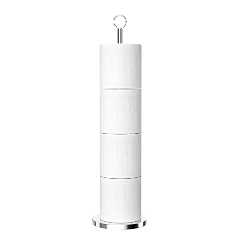 Toilet Paper Holder Standwith Reserve Function, Free-Standing To...