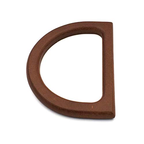 Nifocc Wooden D Shaped Handles Handle Replacement for Handmade Bag...
