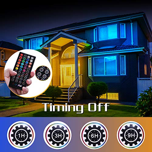 LED Strip Lights,NightScene 32.8FT LED Music Sync Color Changing L...