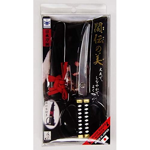 Nikken Japanese Katana Samurai Scissors Black