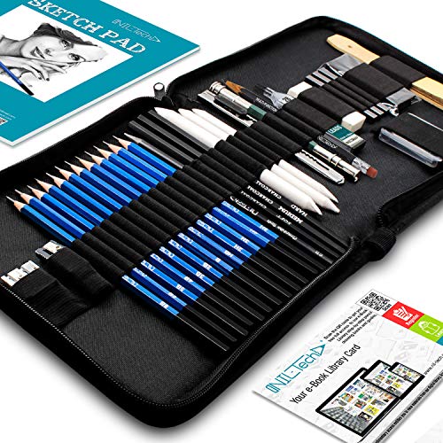 Drawing Pencils Art Supplies - 37 Sketching Art Set - Each Art Sup...