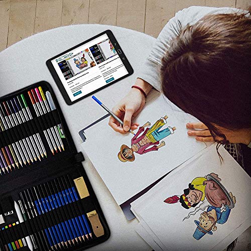 Drawing Watercolor Pencils Art Supplies – 54 Coloring and Sketchin...