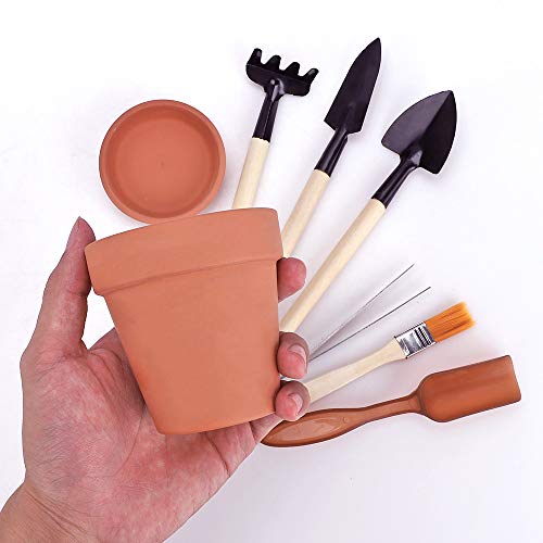 Nilos 12 Pack Terra Cotta Pots with Saucer - 12Pcs 3 inches Clay P...