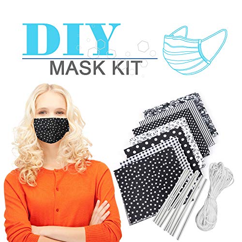 NINETY Cotton Patchwork Protection Headscarf DIY Square Towel Colo...