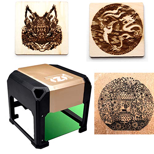 laser engraving machine Laser Engraver Printer 3000mW Mini desktop...