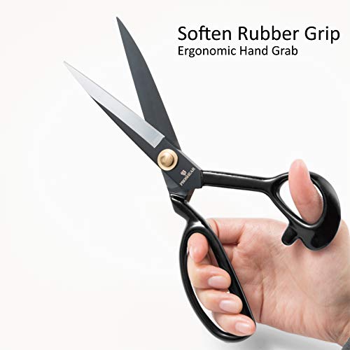 Fabric Scissors, Heavy Duty 8 inch Sewing Scissors for Leather Tai...