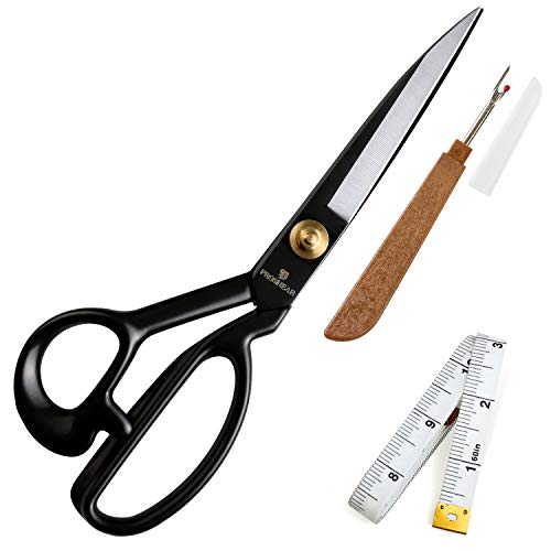 Fabric Scissors, Heavy Duty 8 inch Sewing Scissors for Leather Tai...