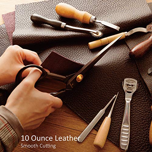 Professional Tailor Scissors 9 Inch for Cutting Fabric Heavy Duty ...