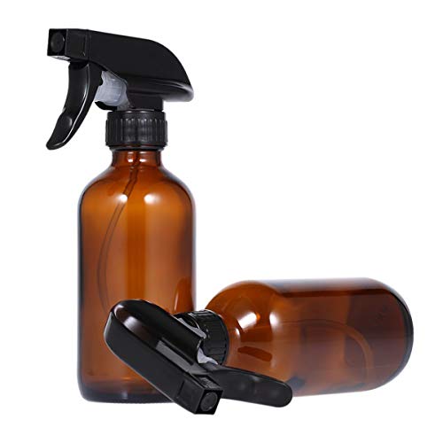 Nisorpa 16oz Amber Glass Spray Bottles 6 Pack Refillable Essential...