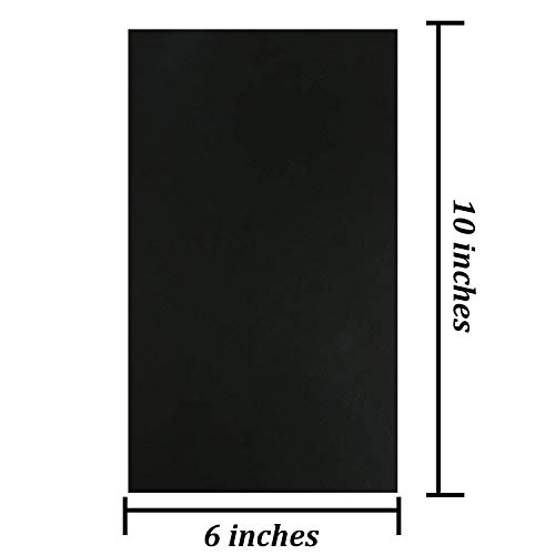 Nisorpa 6pcs Self Adhesive Leather Repair Patch Black PU Leather P...