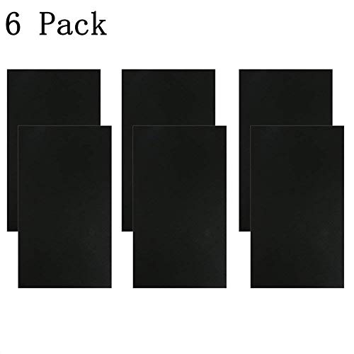 Nisorpa 6pcs Self Adhesive Leather Repair Patch Black PU Leather P...