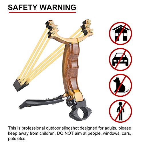 NISPOTDOR Professional Slingshot Set, Y Shot Hunting Slingshot for...