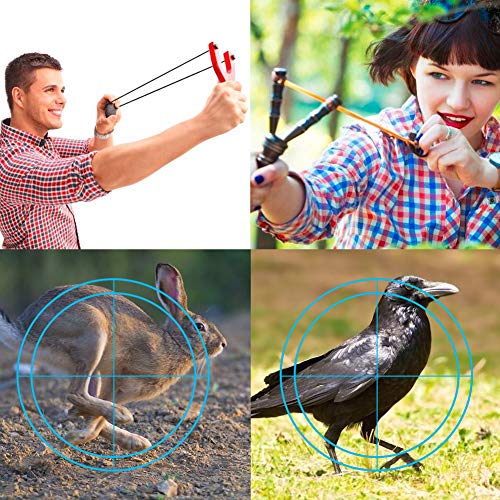 NISPOTDOR Professional Slingshot Set, Y Shot Hunting Slingshot for...