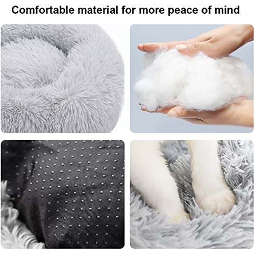 Nisrada Cat Beds for Indoor Cats,20/24 Inch Dog Bed for Small Meli...