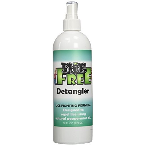 Nit Free Head Lice Mint Oil Peppermint Detangling Spray, Leave in ...