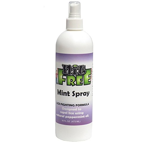 Nit Free Head Lice Mint Oil Peppermint Spray, 16oz Anti Super Lice...