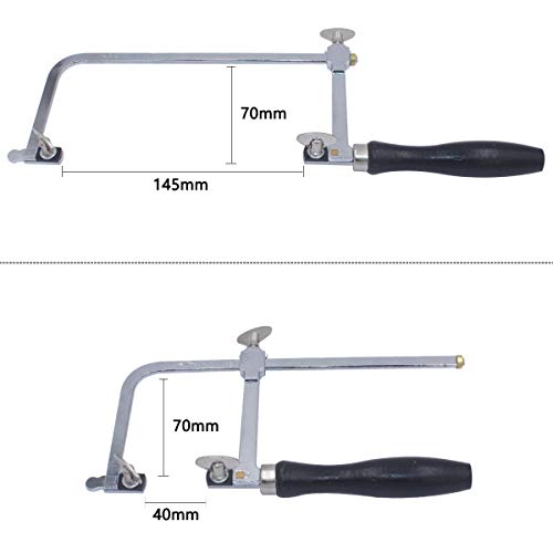 NIUPIKA Jewelers Saw Frame Adjustable with 144 Blades Professiona...