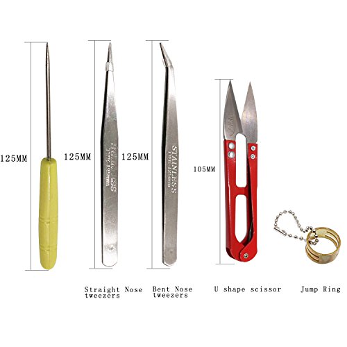 NIUPIKA Jewelry Pliers Set Jewelry Making Tool Kit Jewelers Repair...