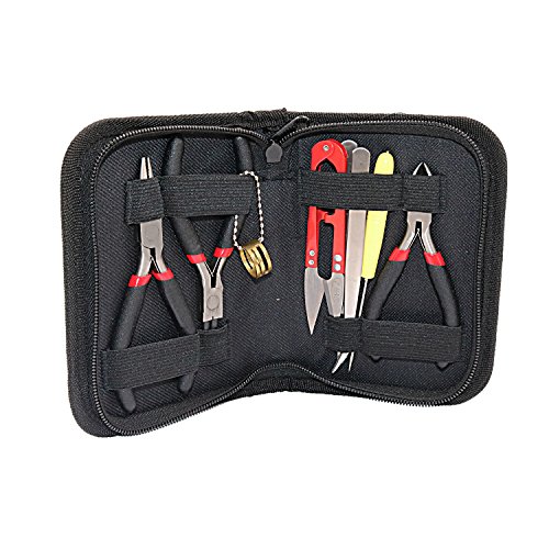 NIUPIKA Jewelry Pliers Set Jewelry Making Tool Kit Jewelers Repair...
