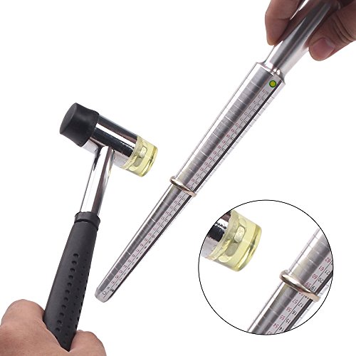 NIUPIKA Ring Mandrel Sizer Set Metal Ring Gauge Sizers Finger Size...