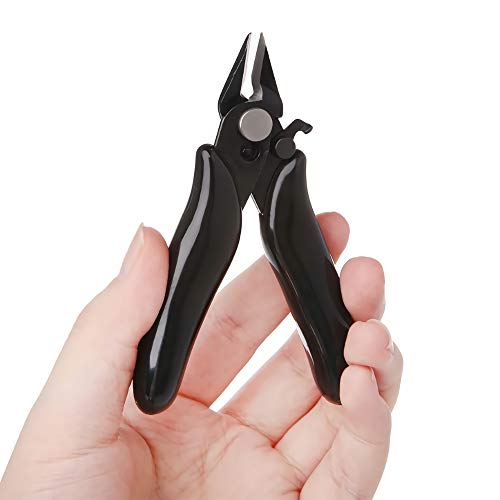Wire Cutters, Flush Cutter 3.5 Inch Micro Cutterblack