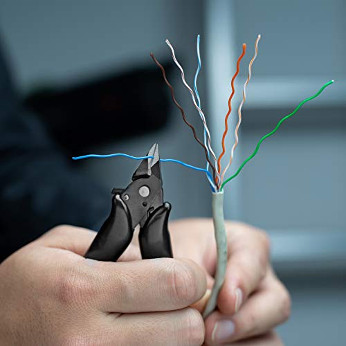 Wire Cutters, Flush Cutter 3.5 Inch Micro Cutterblack