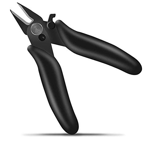 Wire Cutters, Flush Cutter 3.5 Inch Micro Cutterblack