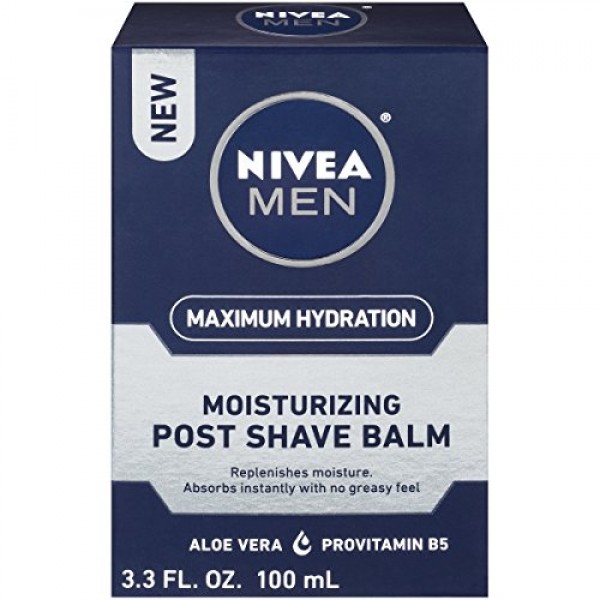 NIVEA Men Maximum Hydration Moisturizing Post Shave Balm 3.3 Fluid...