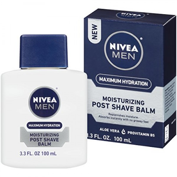 NIVEA Men Maximum Hydration Moisturizing Post Shave Balm 3.3 Fluid...