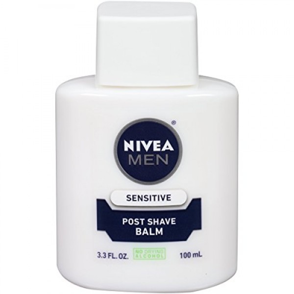 NIVEA Men Sensitive Post Shave Balm 3.3 Fluid Ounce Pack of 3