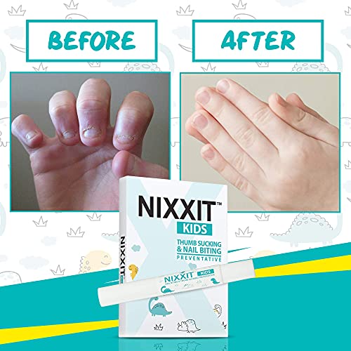 NIXXIT Nail Biting Treatment for Kids - Stop Thumb Sucking for Kid...