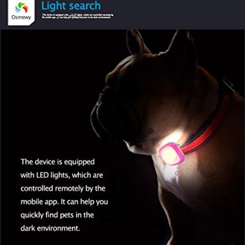 Osmewy Pet GPS Tracker for Dogs Bigger Cats Hounds Tracking Device...