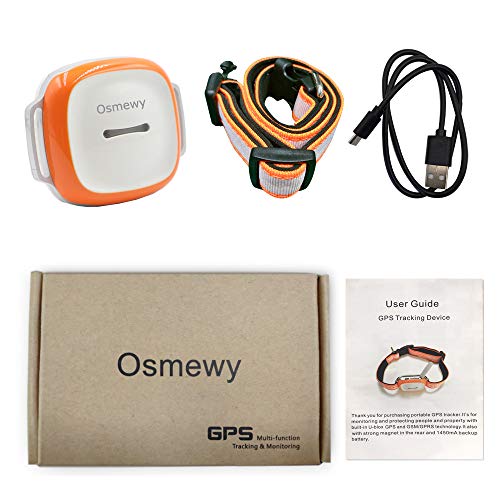 Osmewy Pet GPS Tracker for Dogs Bigger Cats Hounds Tracking Device...