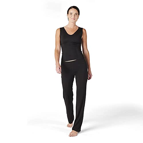 No Nonsense Womens Sport Yoga Pant, Black, X-Large