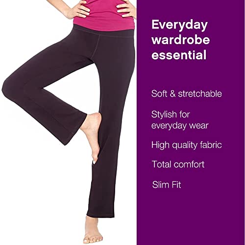 No Nonsense Womens Sport Yoga Pant, Black, X-Large