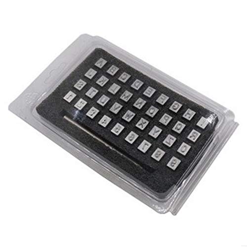 Noblik 36Pcs Metal lphabet Number Stamp Punch Set for Leather Craf...