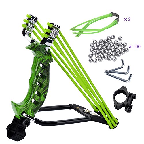 NOBONDO Strong Folding Wrist Rocket Slingshot - Heavy Duty Adjusta...