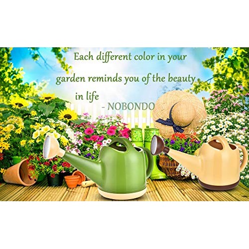 NOBONDO Watering Can 1 Gallon with Sprinkler Head, Plant Watering ...