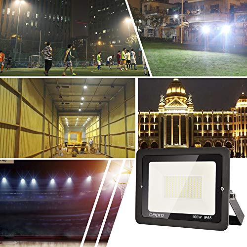 2PCS 100W LED Outdoor Floodlight, 10000LM Led Floodlight Super Bri...